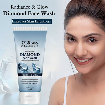 Globus Naturals Revival Diamond Face Wash, Suitable For All Skin Types