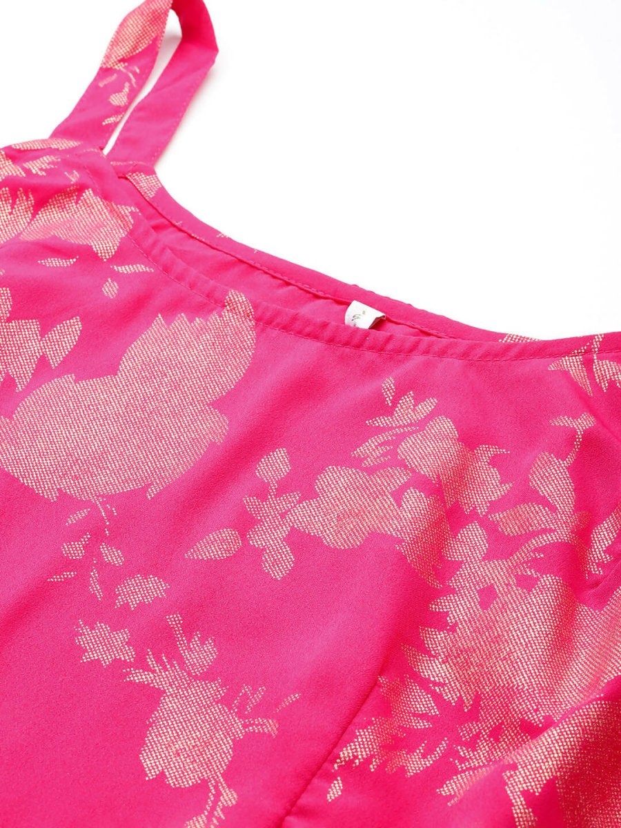Ahalyaa Women's Traditional Wear Co-ods - Pink