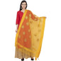 A R Silk Tissue Zari Emb. Fancy Dupatta Color Yellow Dupatta or Chunni