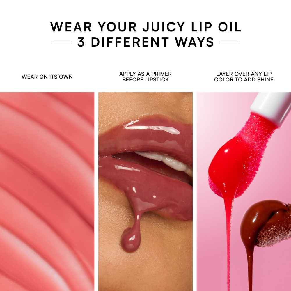 Gush Beauty Balmy Glossy Tinted Lip Oil - Cherry Red