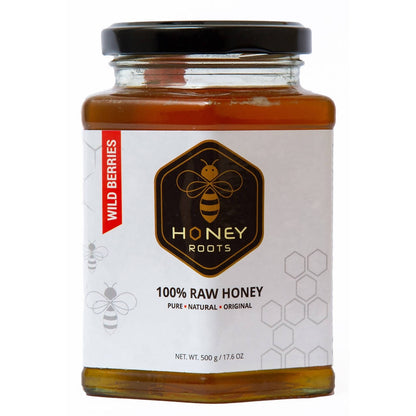 Honey Roots Wild Berries Raw Honey