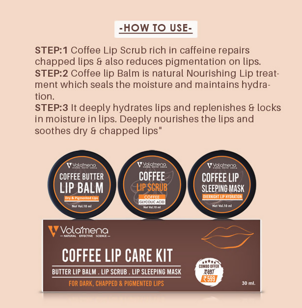 Volamena Coffee Lip Care Kit
