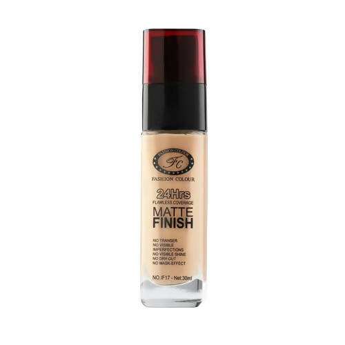 Fashion Colour 24Hrs Matte Finish Flawless Coverage Foundation-Shade 03 (Fair Skin Tone)
