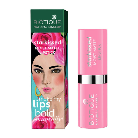 Biotique Starkissed Moist Matte Lipstick - Sugar N Spice