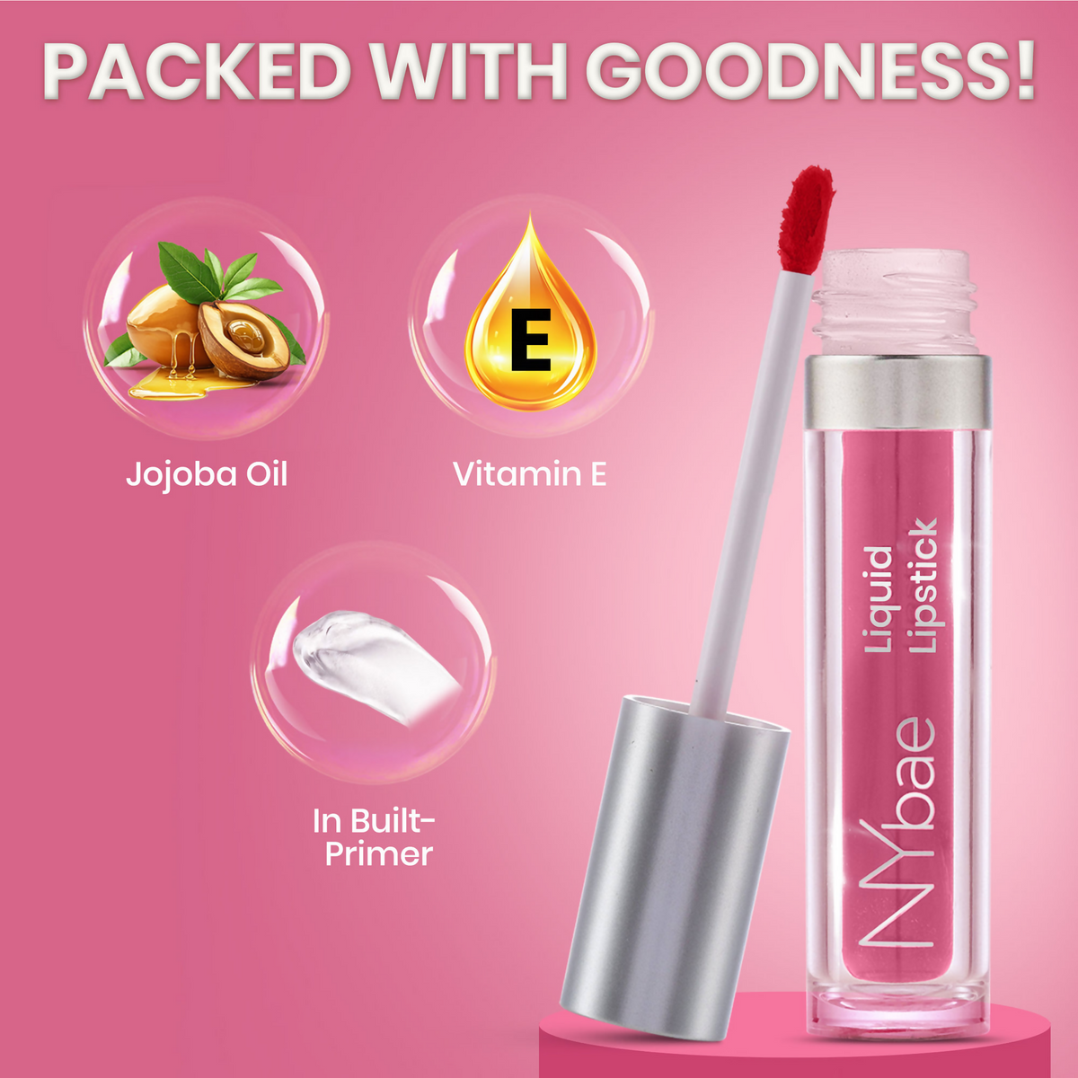 NY Bae Confessions Liquid Lipstick - Ice Cold Holiday 1