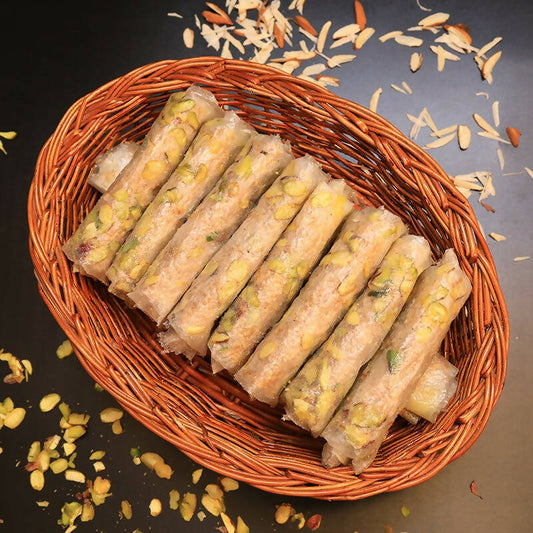 Olive Mithaii Dryfruit Putharekulu