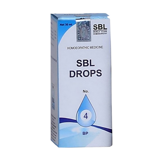 SBL Homeopathy Drops No. 4 (For BP)