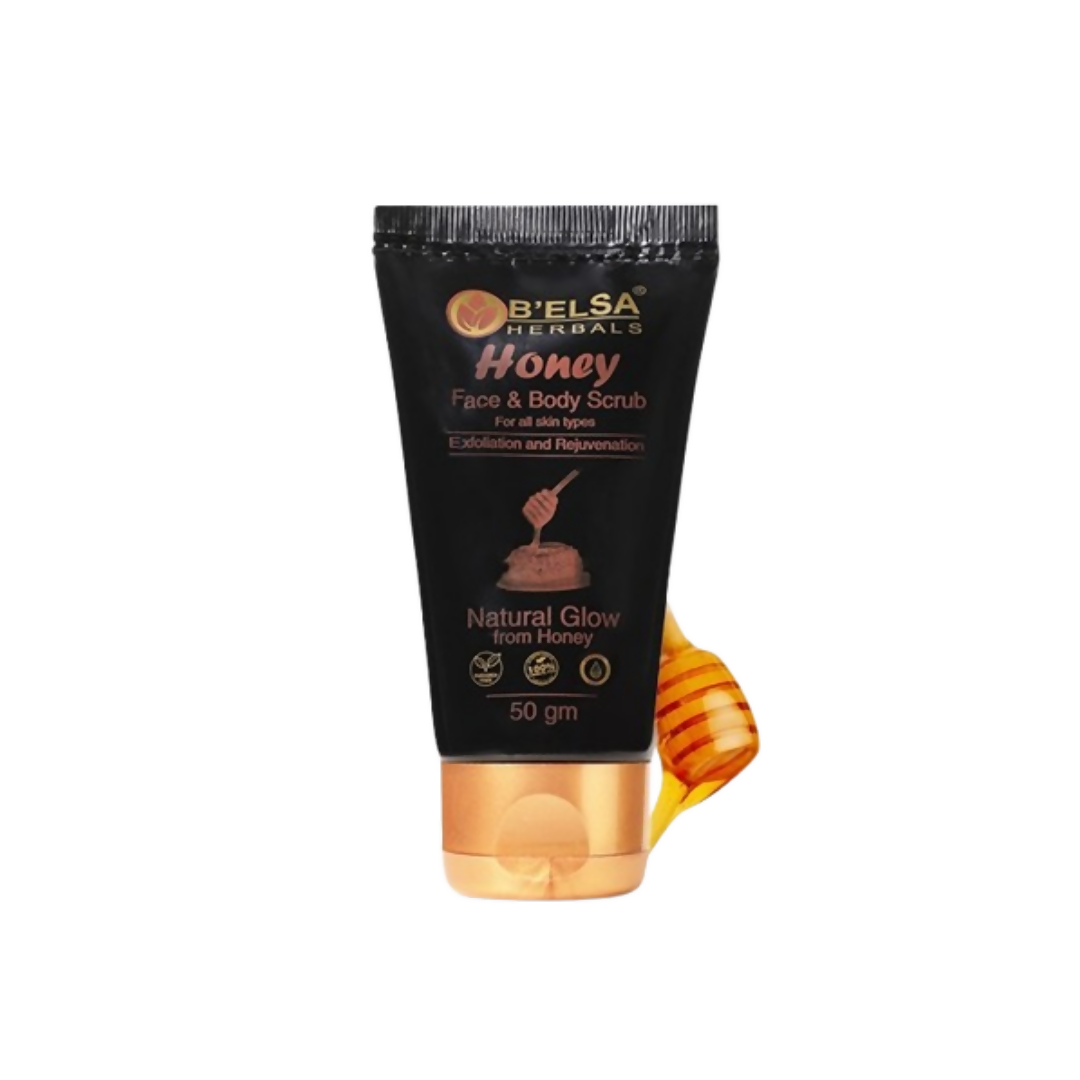 Belsa Herbals Organic Honey Face & Body Scrub