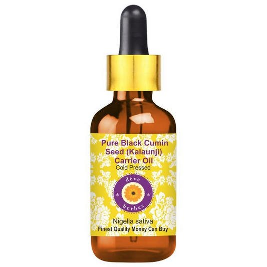 Deve Herbes Pure Black Cumin Seed (Kalaunji) Carrier Oil