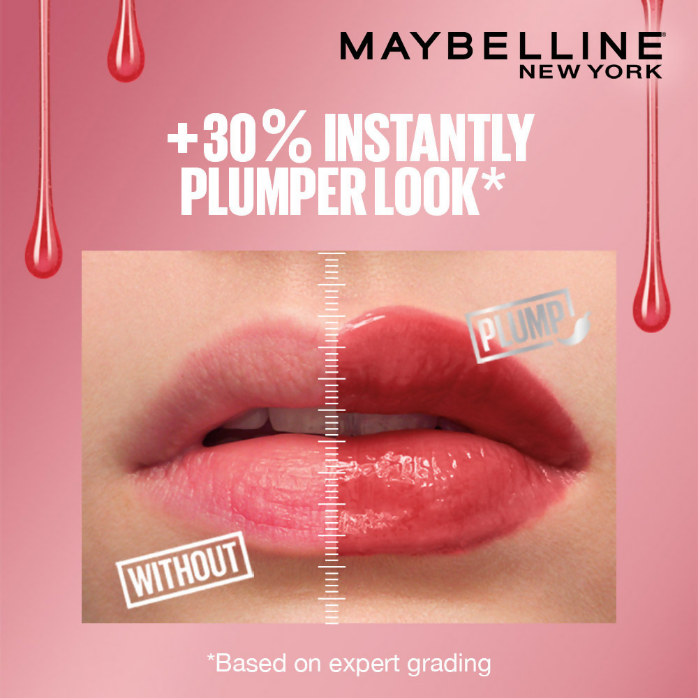 Maybelline New York Lifter Plump - Plumping Lip Gloss - Pink Sting