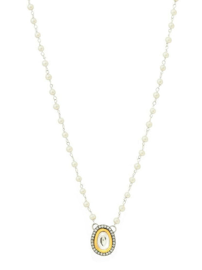 Beaded Kundan Necklace - Ruby Raang