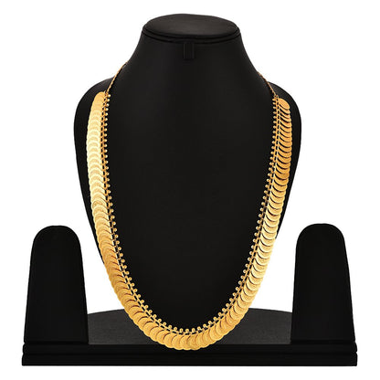 Gold-Polished Alloy Temple Jewellery Chain - The Pari