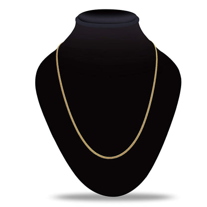 Gold-Polished Alloy Simple Chain - The Pari
