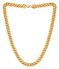 Gold-Polished Alloy Broad Look Chain - The Pari
