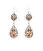 Silver-Plated Alloy Diva Look Stylish Contemporary Earrings - The Pari