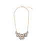 Gold-Polished Alloy Diva Look Stone Pendant Necklace - The Pari