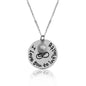 Silver-Plated Alloy Stainless Steel Love Quote Pendant Necklace - The Pari