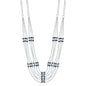Silver-Plated Alloy Designer Silver Chain Necklace - The Pari