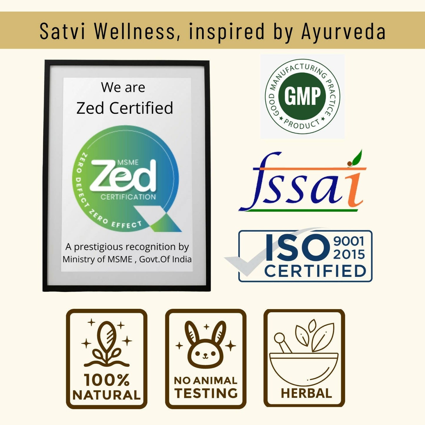 Satvi Wellness Thriphala Drink - Triphala with Cinnamon and Dry Ginger | Herbal Tea