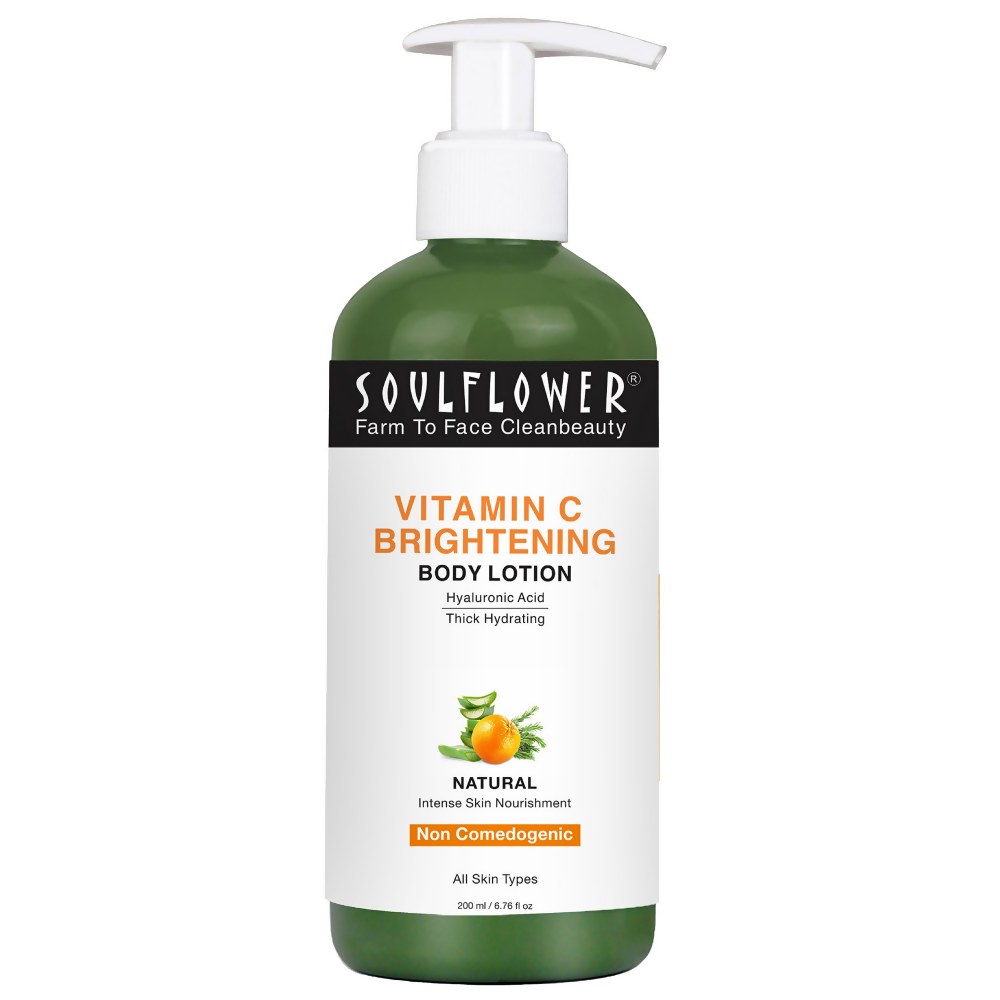 Soulflower Vitamin C Brightening Body Lotion