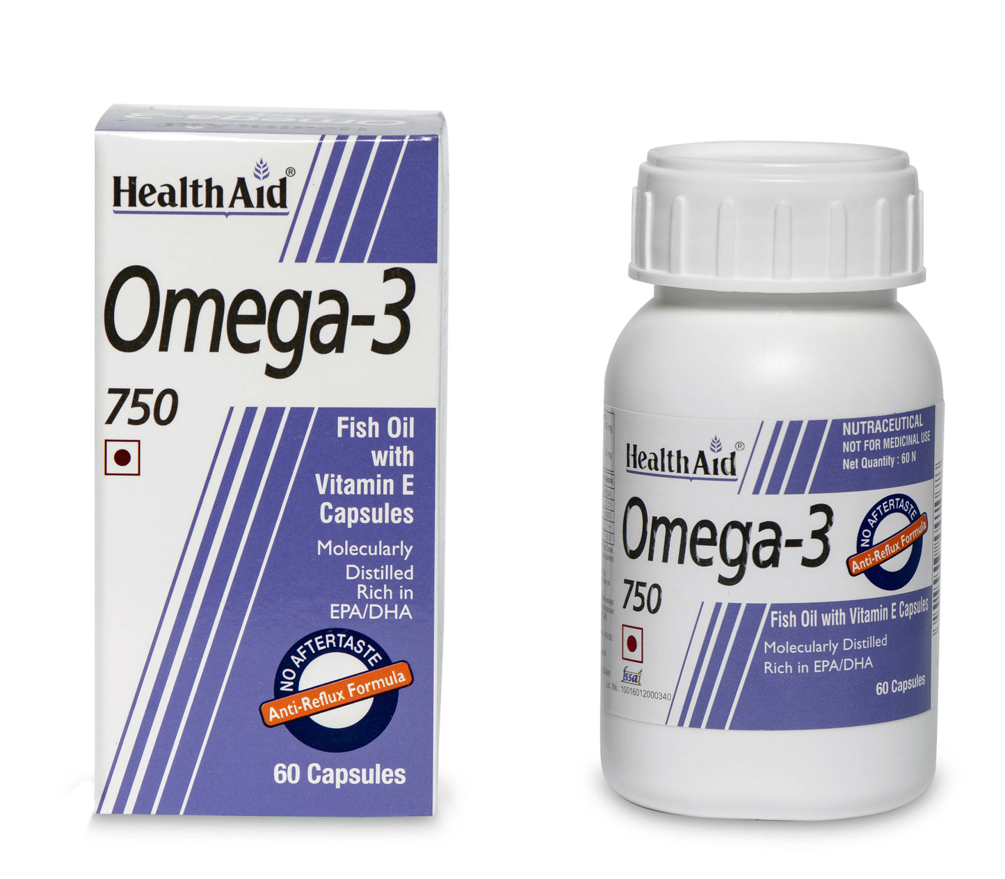HealthAid Omega-3 750 Capsules