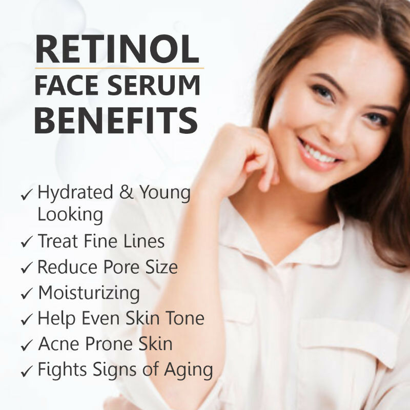 Skiura Nature Retinol 2 % With Vitamin E & Hyaluronic Face Serum