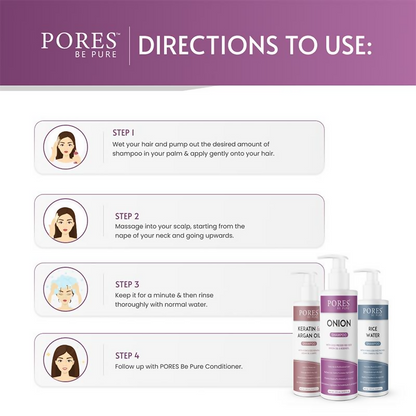 Pores Be Pure Onion Shampoo