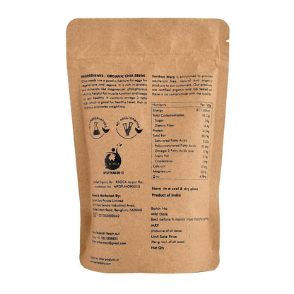 Earthen Story Certified Organic Chia Seeds