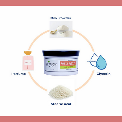 Oxyglow Herbals Lacto Bleach Cream - Anti-Tan Pack