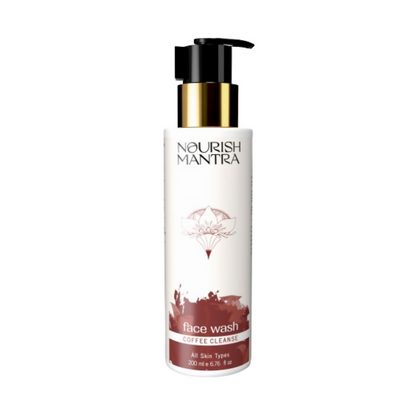 Nourish Mantra Coffee Cleanse Face Wash with Coffee Niacinamide, & Aloe Vera