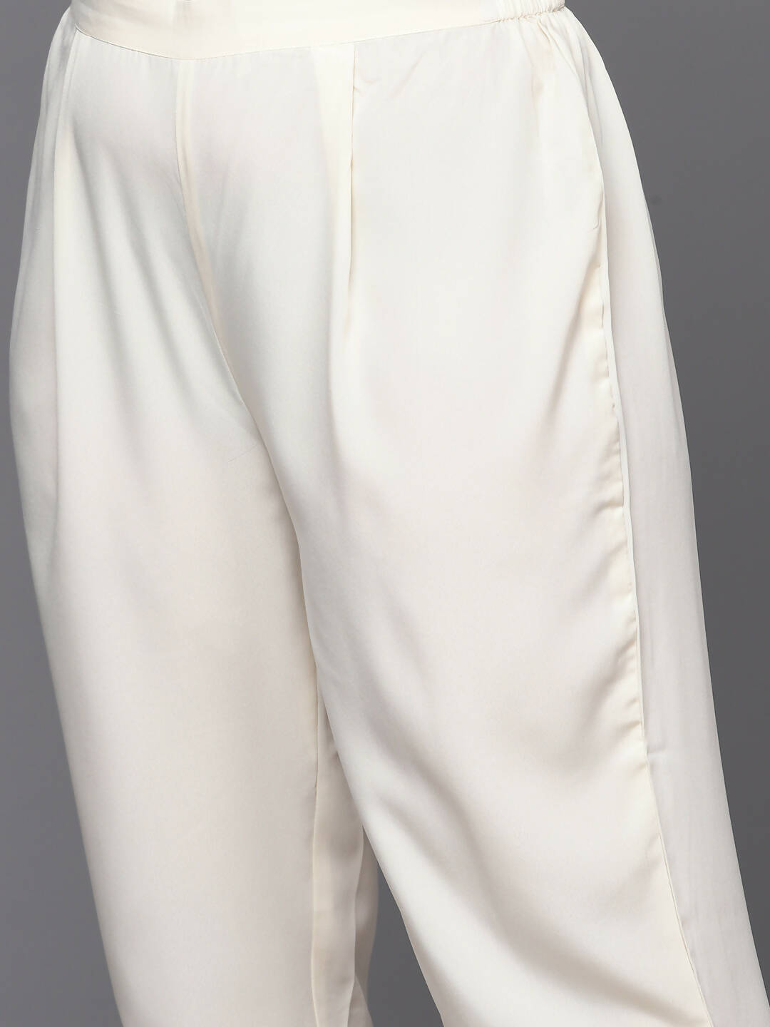 Ahalyaa Women's Traditional wear Kurta Set - Off White