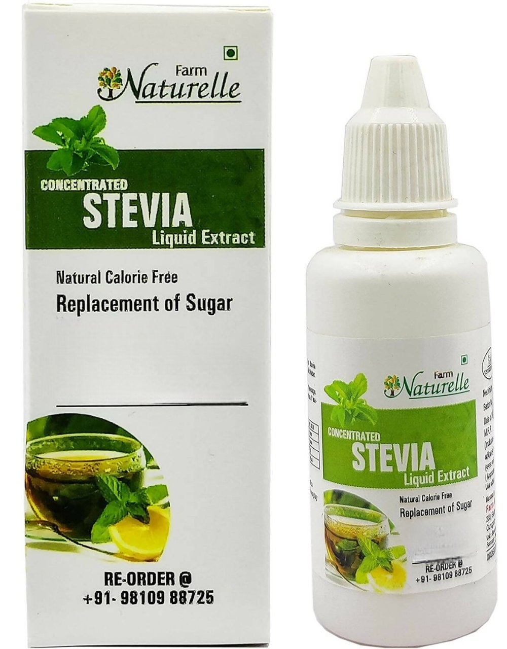 Farm Naturelle Concentrated Stevia Extract Liquid Drops