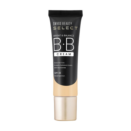 Swiss Beauty Select Bright & Balance BB Cream With Niacinamide - 4 Creamy Ginger
