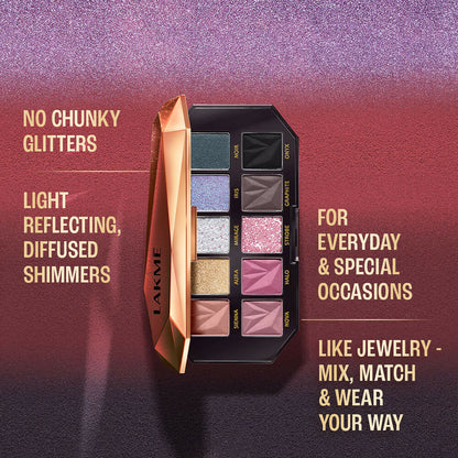Lakme Be-jewel Multichrome Eyeshadow - Midnight Metals