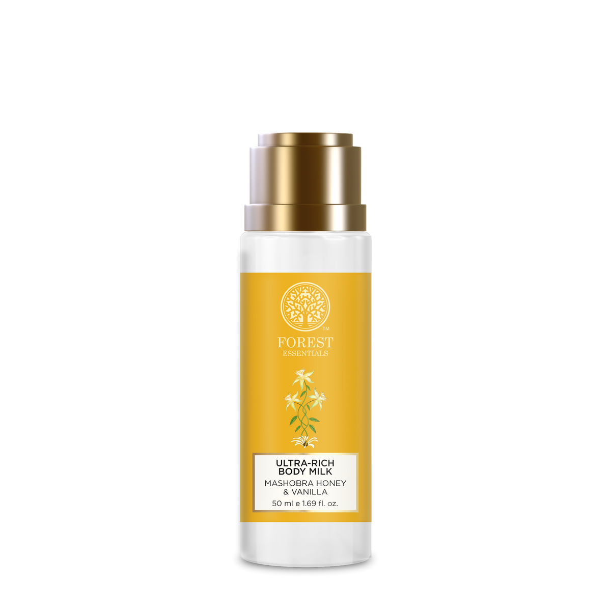 Forest Essentials Ultra Rich Body Milk Mashobra Honey & Vanilla Body Lotion
