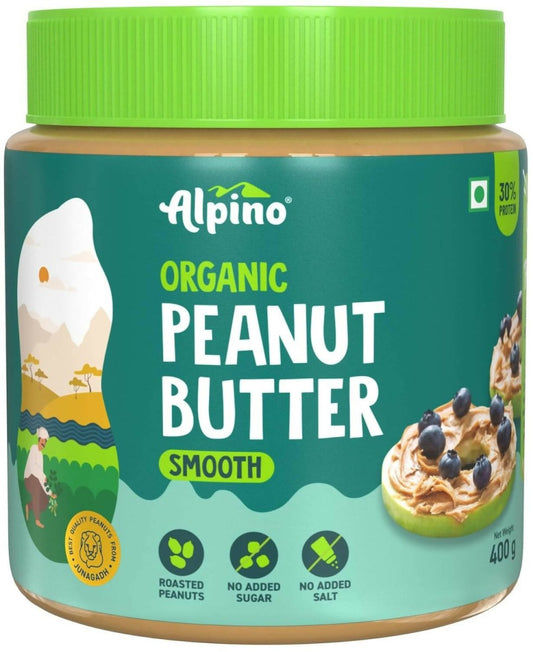 Alpino Organic Natural Peanut Butter Smooth