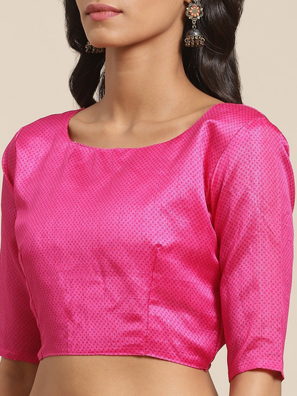 Saree Mall Pink & Beige Printed Saree