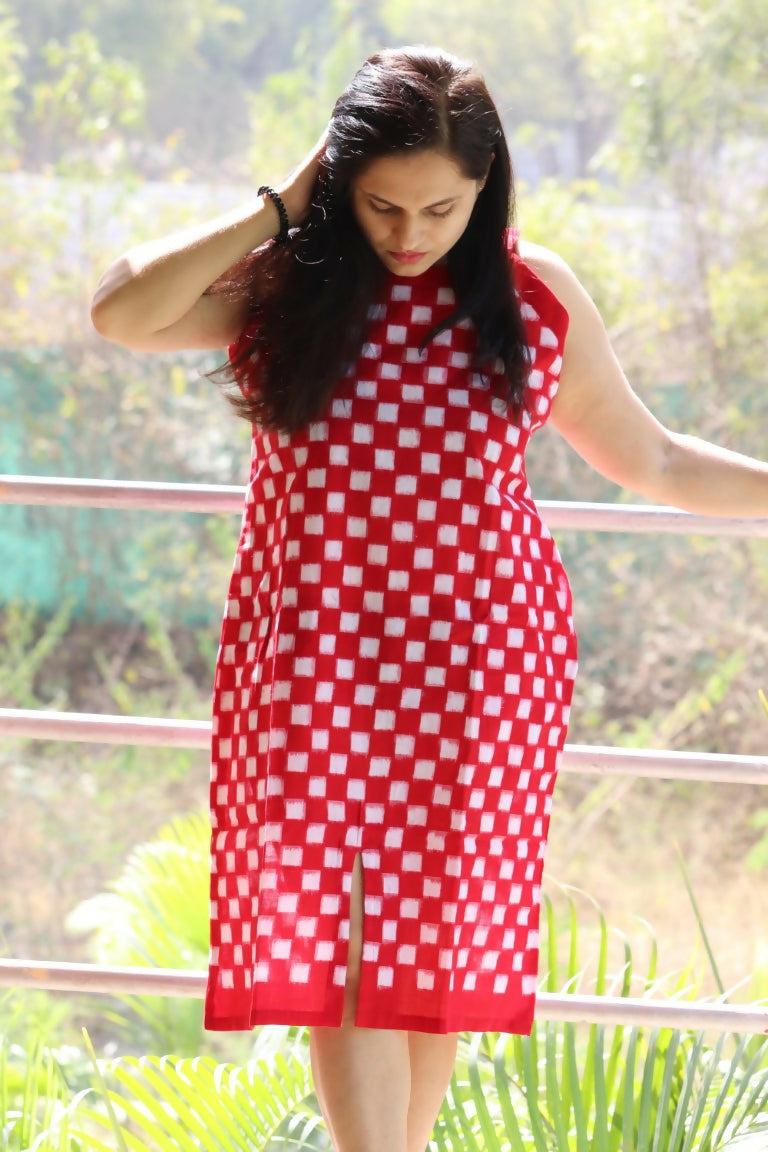 Earthyweaves AnandaChhaya Sambalpuri Dress