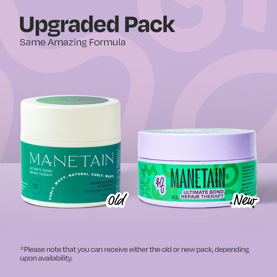 Manetain Ultimate Bond Repair Therapy - Hydrates Strengthens & Restores Damaged Hair