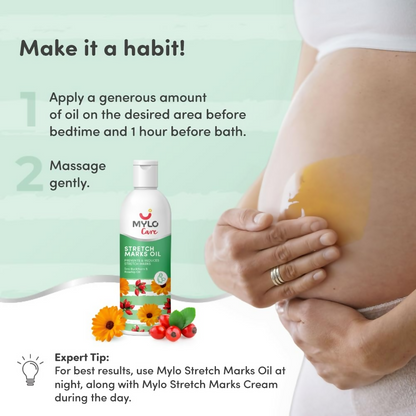 Mylo Care Stretch Marks Oil - with Sea Buckthorn
