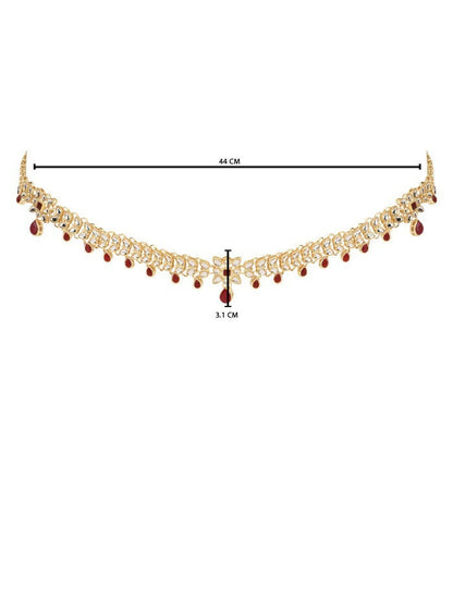 Joban Fashion Red Zinc Alloy Waist Chain For Women
