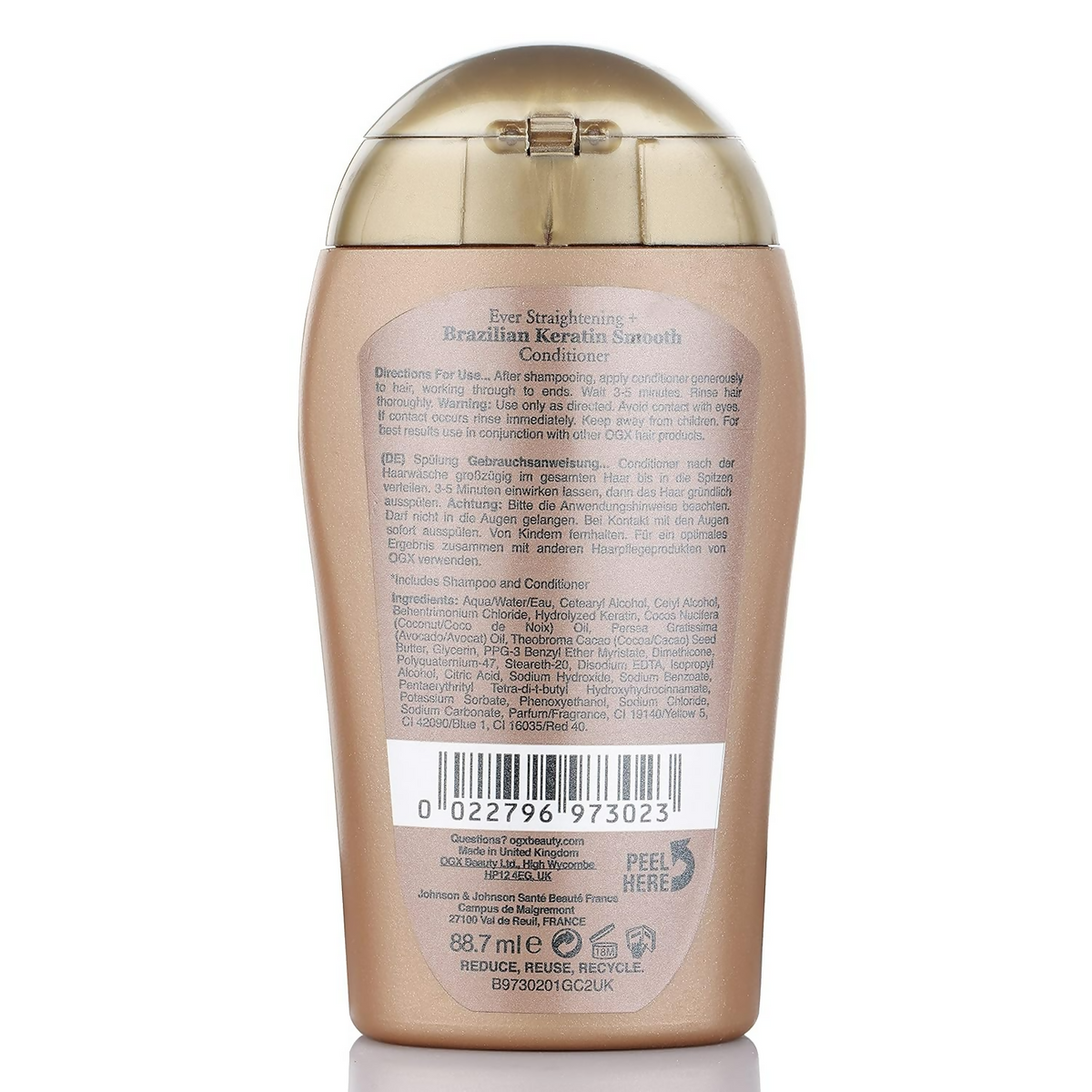 OGX Travel Ever Straightening Brazilian Keratin Smooth Conditioner