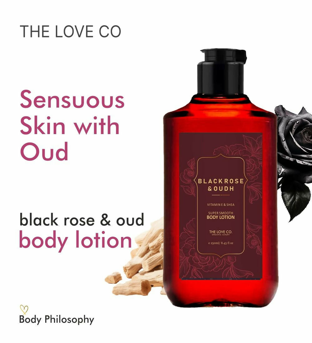 The Love Co. Luxury Black Rose & Oudh Body Lotion