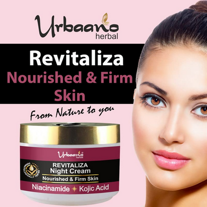 Urbaano Herbal Revitaliza Kojic Acid Night Cream
