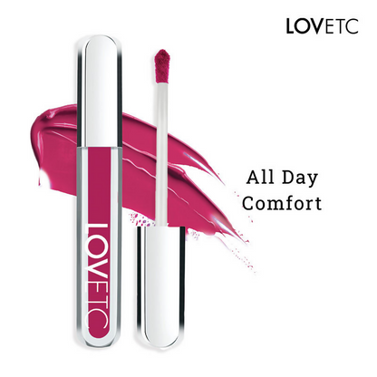 LOVETC Bold, Bliss, Etc Zero-Gravity Lip Creme - Fire Up