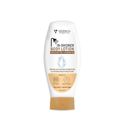 Volamena Cocoa + Almond In-Shower Body Lotion With Shea Butter