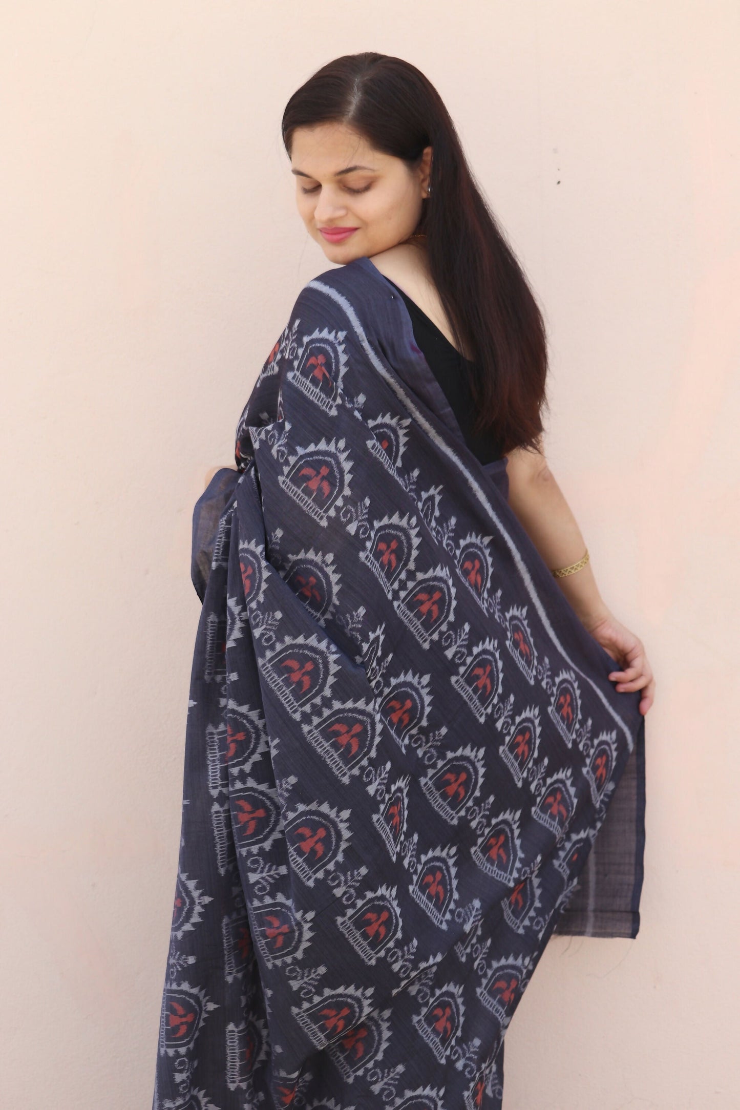 Earthyweaves Ekantika Sambalpuri Saree