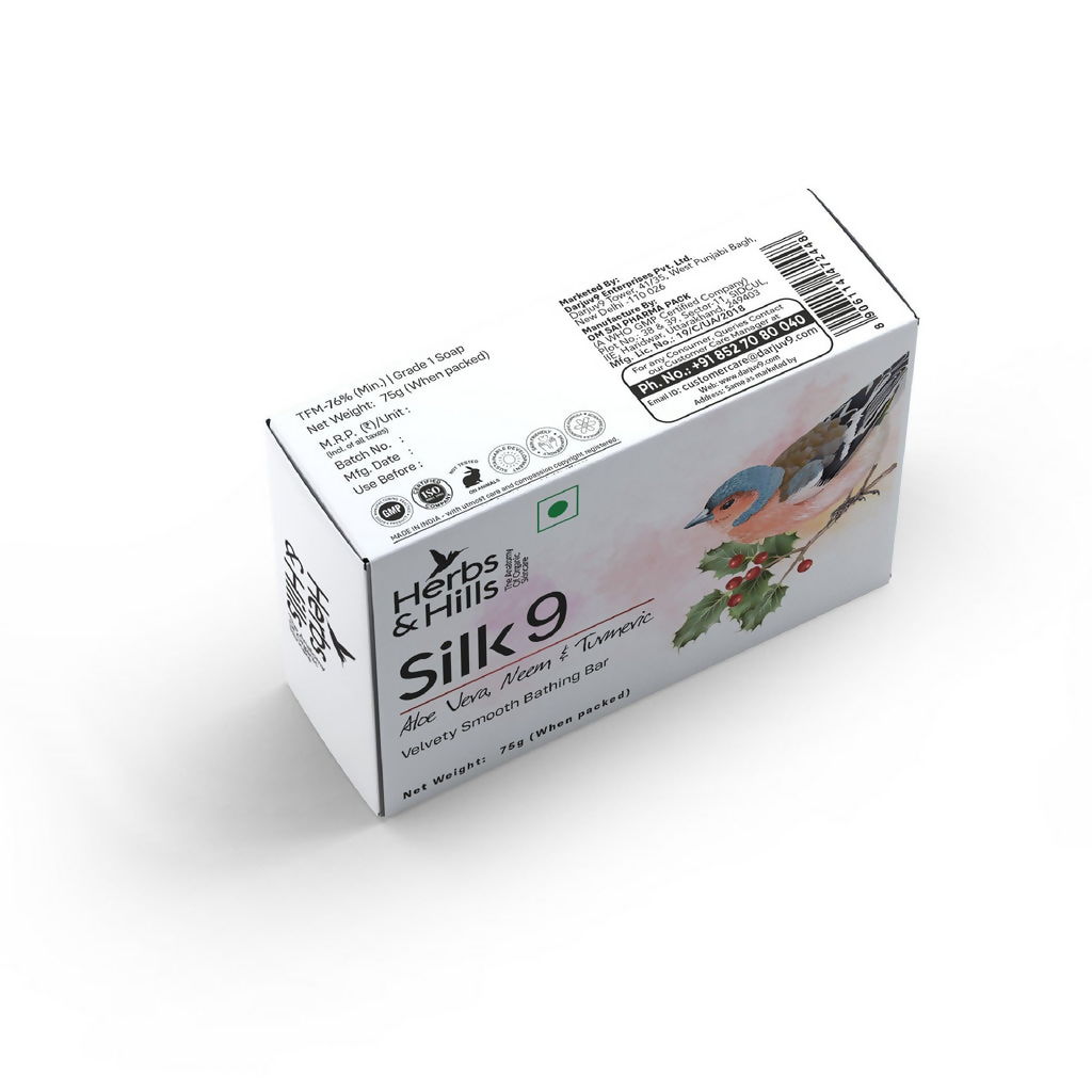 Herbs & Hills Silk9 Velvety Smooth Bathing Bar