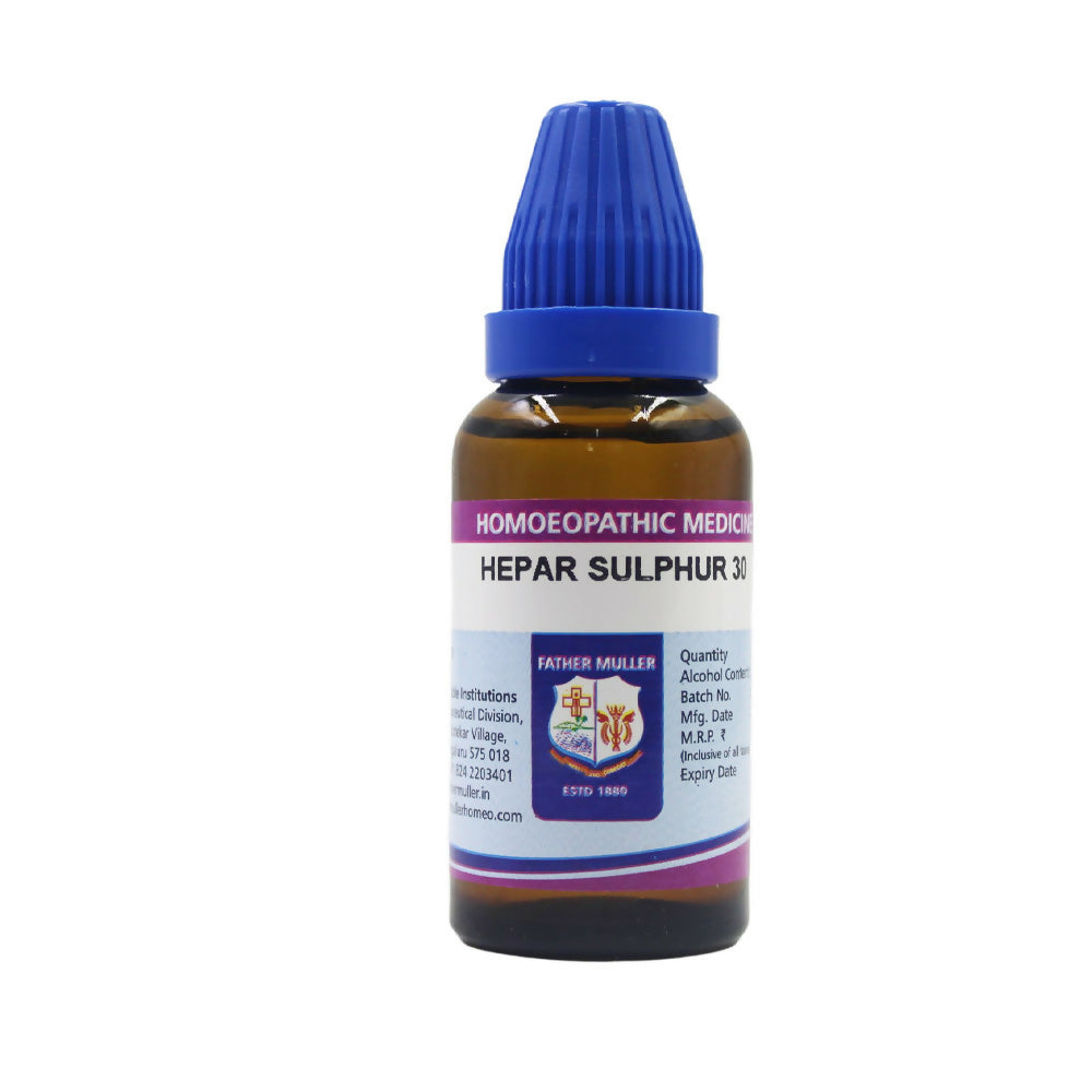 Father Muller Hepar Sulphur Dilution