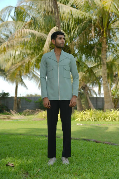 Sandrift Olive Shacket by Hilo Design